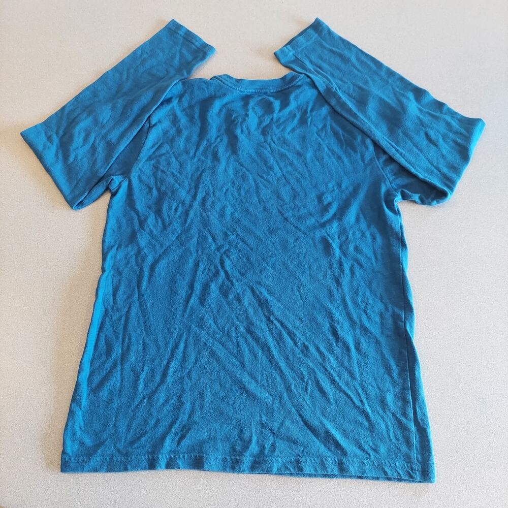 Wonder Nation Shirt Boys XL Blue Long Sleeve Tee with Chest Pocket - Picture 2 of 7